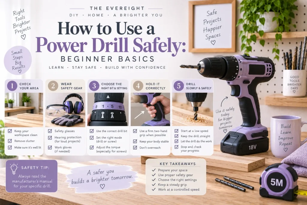 How To Use A Power Drill Safely Beginner Basics