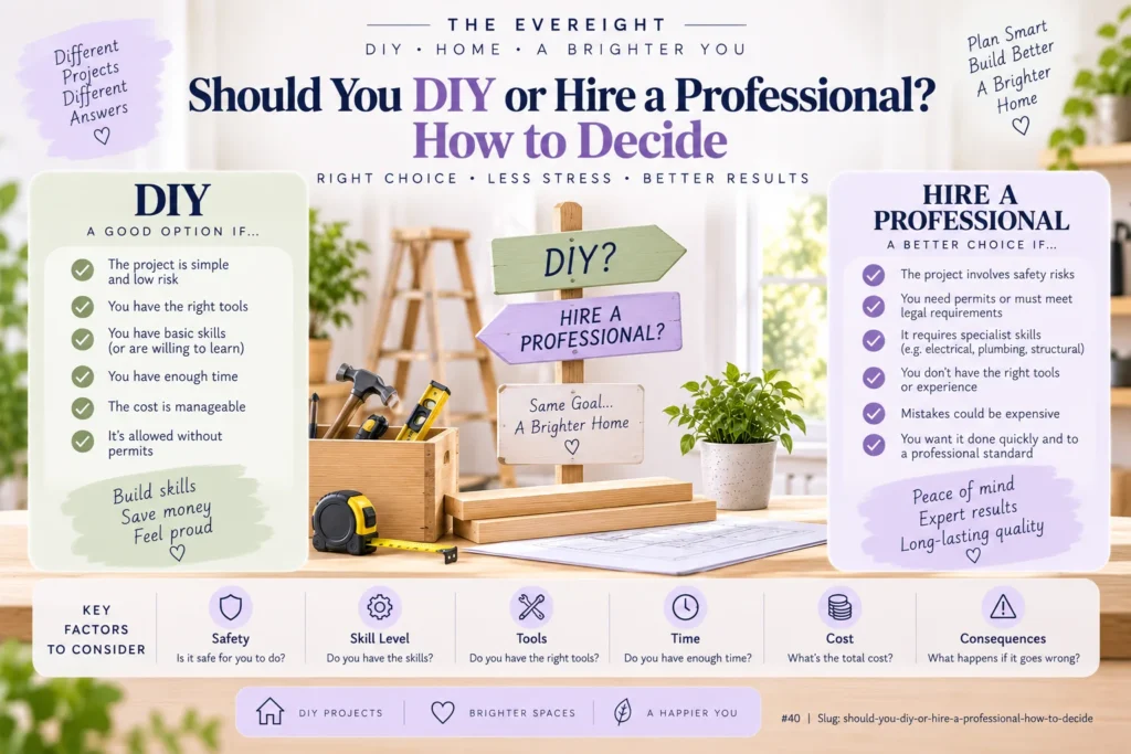 Should You Diy Or Hire A Professional How To Decide