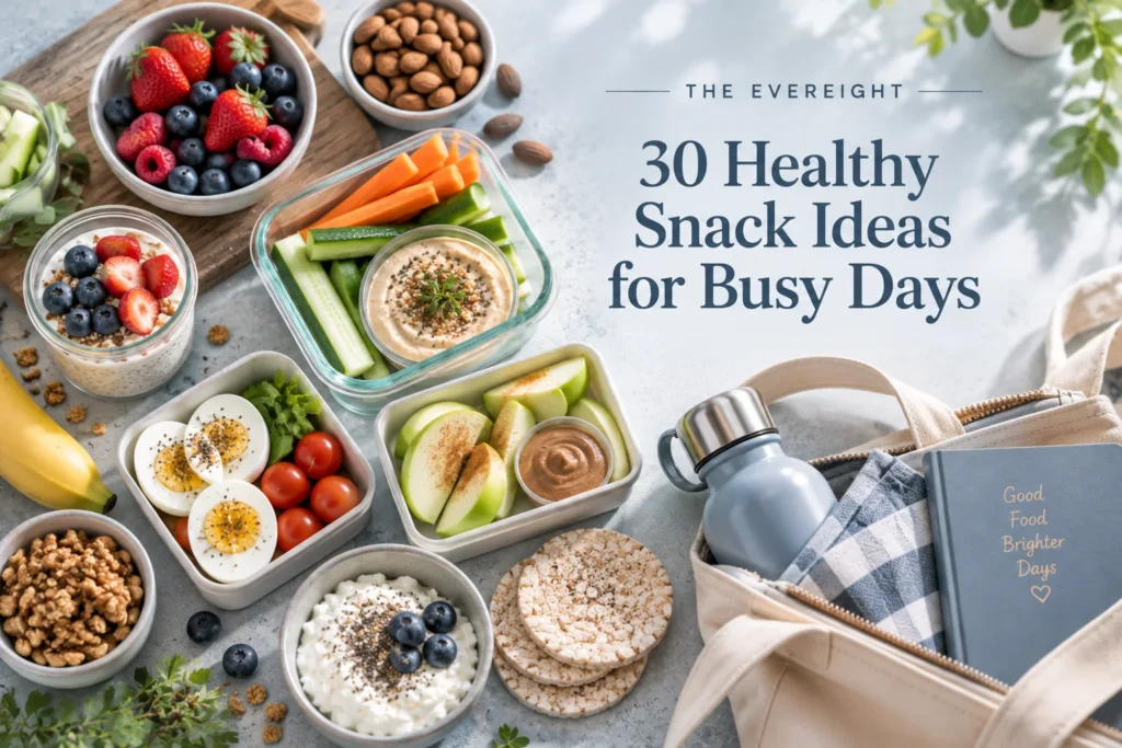 30 Healthy Snack Ideas for Busy Days