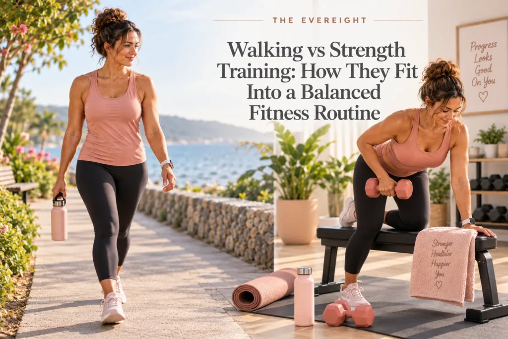 Walking vs Strength Training: How They Fit Into a Balanced Fitness Routine
