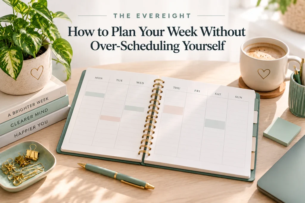 How to Plan Your Week Without Over-Scheduling Yourself