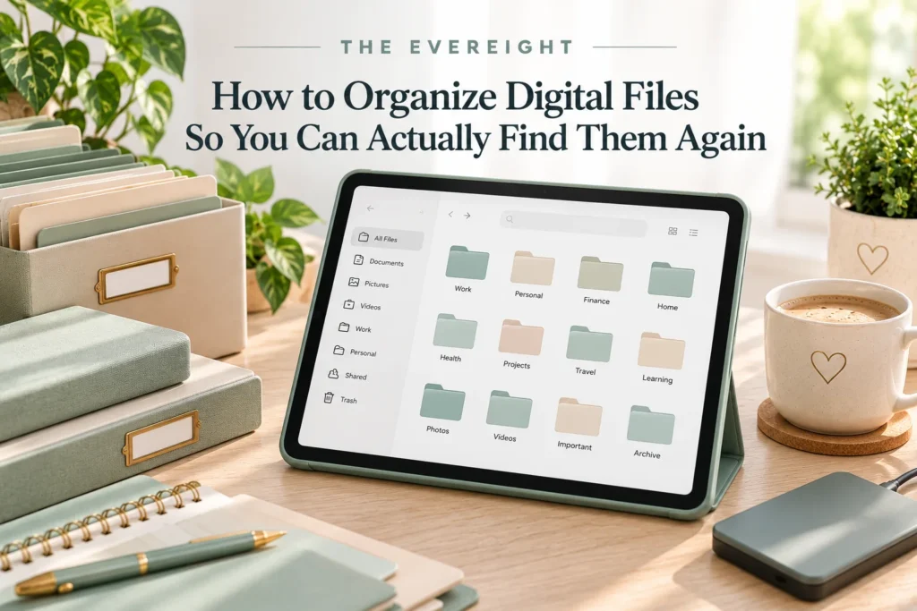 How to Organize Digital Files So You Can Actually Find Them Again