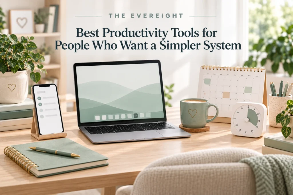Best Productivity Tools for People Who Want a Simpler System