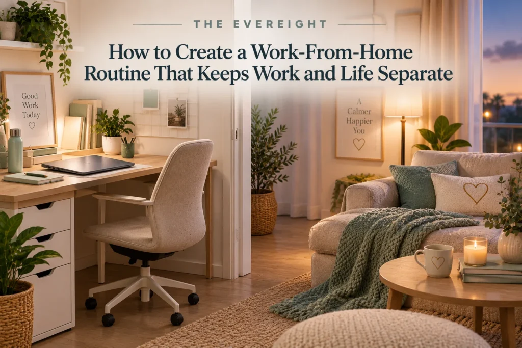 How to Create a Work-From-Home Routine That Keeps Work and Life Separate