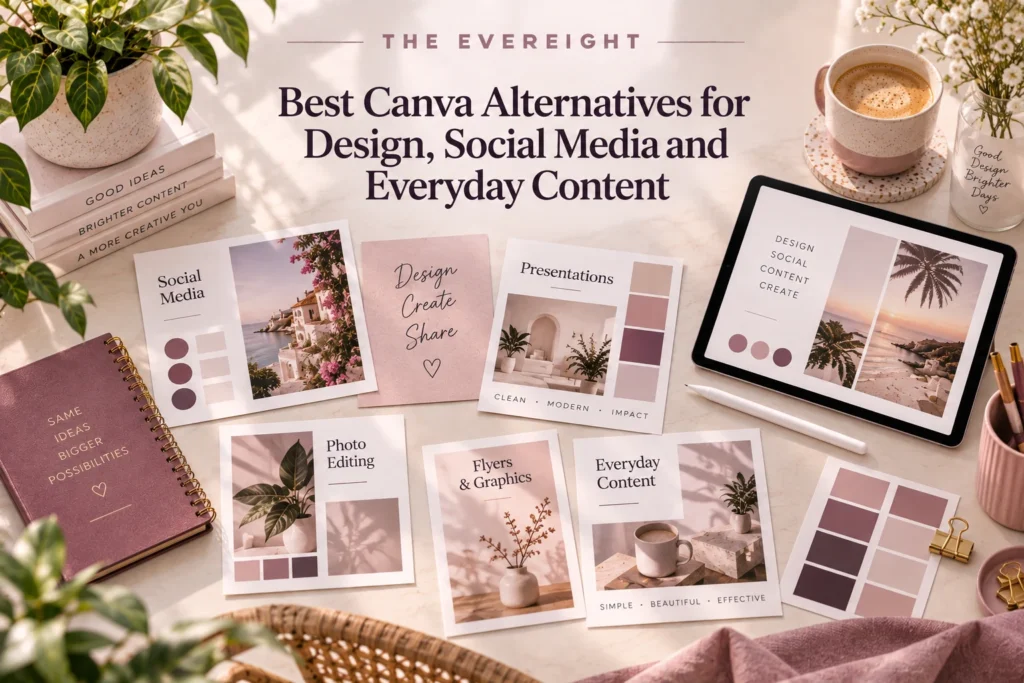 Best Canva Alternatives for Design, Social Media and Everyday Content